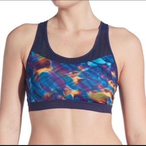 Calia Power Mesh Inset Sports Bra Shell Texture